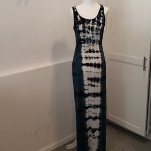 Tie dye maxi dress